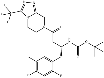 Sitagliptin N-Boc IMpuritate NR. CAS486460-23-5