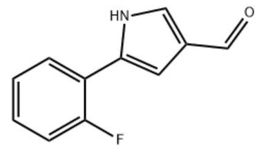 5-(2-Fluorfenil)-1h-pirol-3-Carbaldehidă NR CAS 881674-56-2