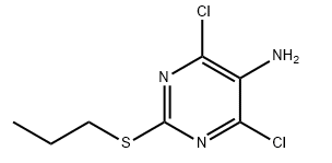 CAS:145783-15-9 4,6-diclor-2-propiltiopirimidin-5-amină
